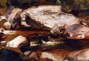 Landscape-Creek and Rocks